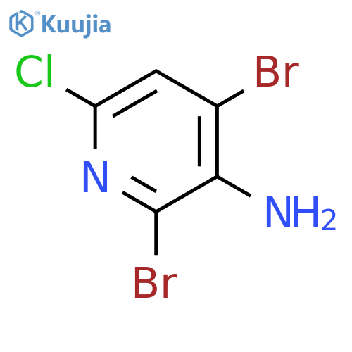 2,4-Dibromo-6-chloropyridin-3-amine structure