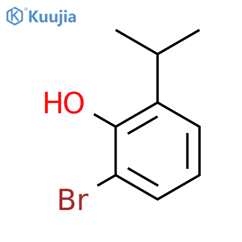 Phenol, 2-bromo-6-(1-methylethyl)- structure