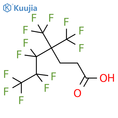4,4-Bis(trifluoromethyl)-5,5,6,6,7,7,7-heptafluoroheptanoic acid structure