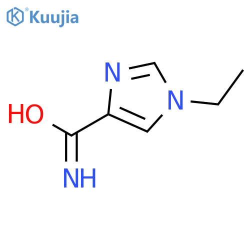 1-ethyl-1H-imidazole-4-carboxamide structure