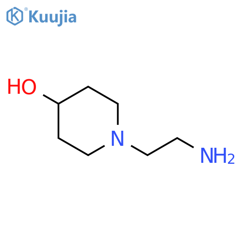 1-(2-Aminoethyl)piperidin-4-ol structure