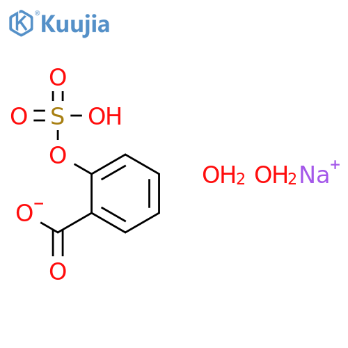 Benzoic acid,2-hydroxy-5-sulfo-, sodium salt, hydrate (1:1:2) structure