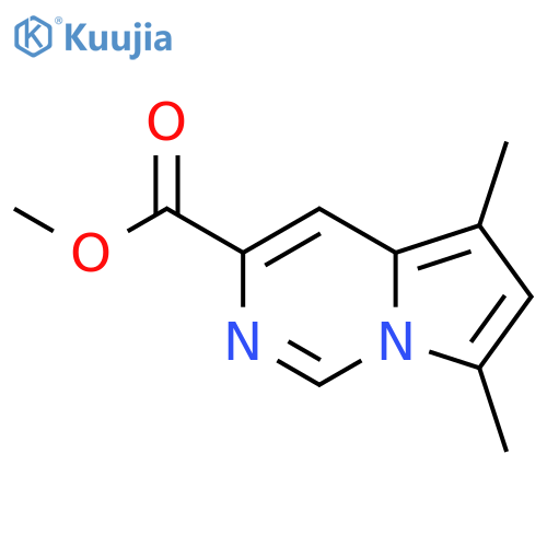 5,7-dimethyl-Pyrrolo[1,2-c]pyrimidine-3-carboxylic acid methyl ester structure