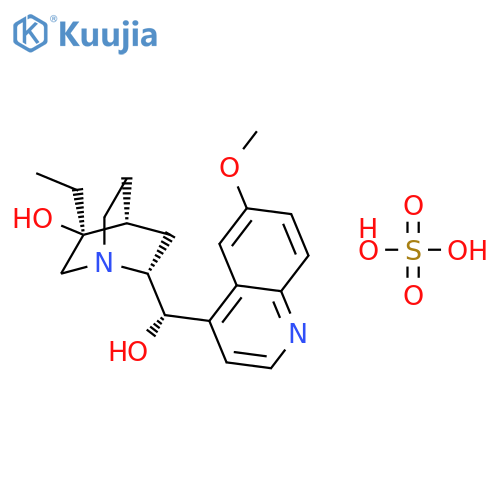 Cinchonan-3,9-diol,10,11-dihydro-6'- methoxy-,(9S)-,sulfate (1:1) (salt) structure