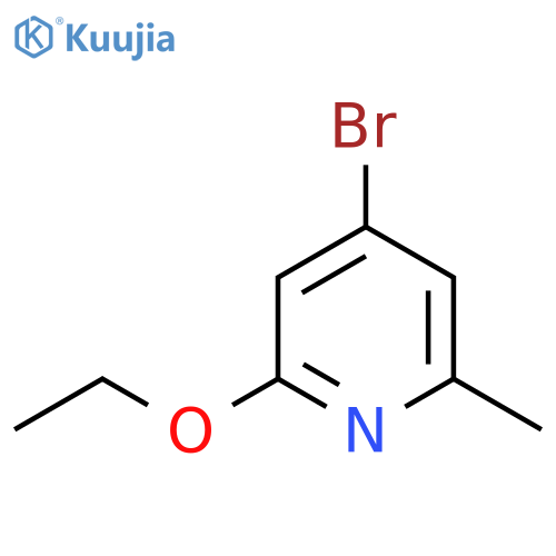 4-Bromo-2-ethoxy-6-methylpyridine structure
