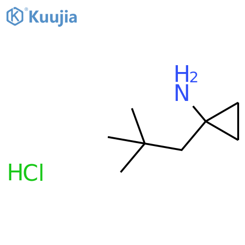 1-(2,2-dimethylpropyl)cyclopropylamine hydrochloride structure