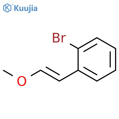 Benzene, 1-bromo-2-(2-methoxyethenyl)-, (E)- (9CI) structure