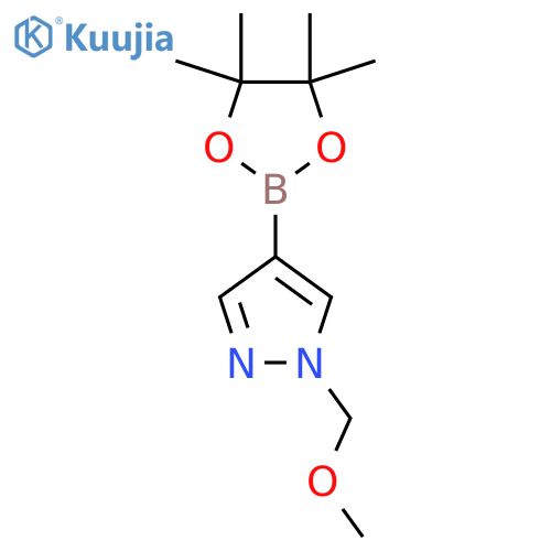 1-(methoxymethyl)-4-(tetramethyl-1,3,2-dioxaborolan-2-yl)-1H-pyrazole structure