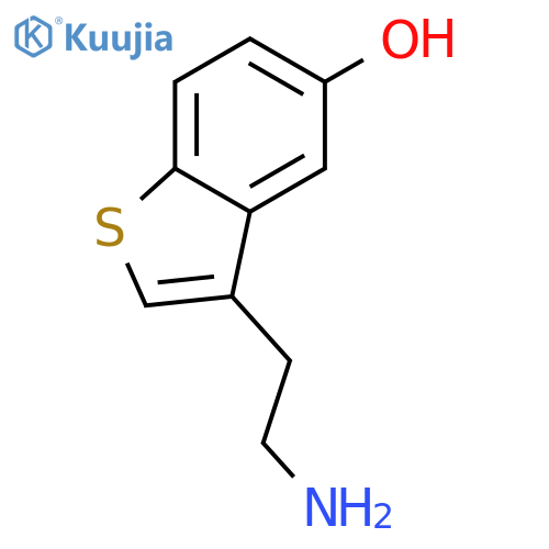 Benzo[b]thiophene-5-ol,3-(2-aminoethyl)- structure