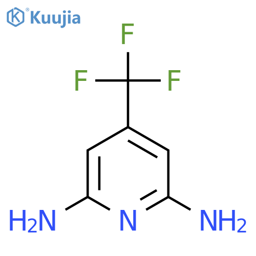 4-(Trifluoromethyl)pyridine-2,6-diamine structure