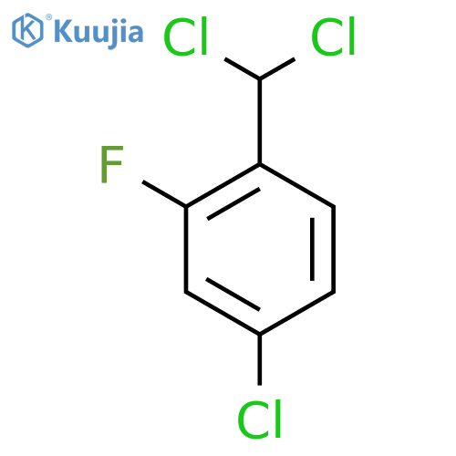 4-Chloro-2-fluorobenzal chloride structure