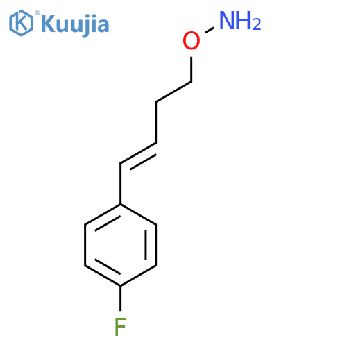 O-4-(4-fluorophenyl)but-3-en-1-ylhydroxylamine structure