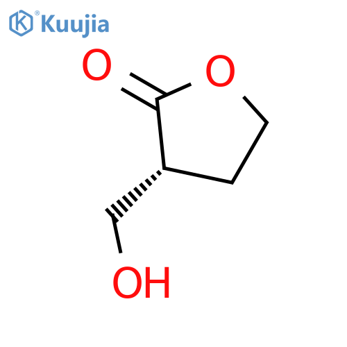 2(3H)-Furanone, dihydro-3-(hydroxymethyl)-, (R)- structure