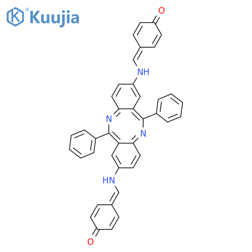 Phenol,4,4'-[(6,12-diphenyldibenzo[b,f][1,5]diazocine-2,8-diyl)bis(nitrilomethylidyne)]bis-(9CI) structure