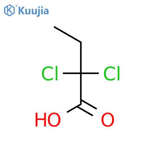 Butanoic acid,2,2-dichloro- structure