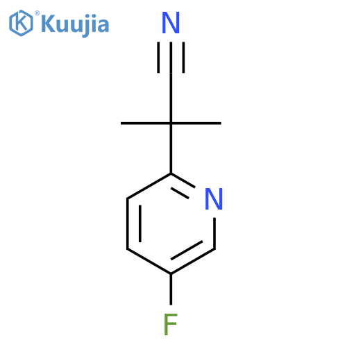 1-(5-fluoropyridin-2-yl)cyclopropane-1-carbonitrile structure