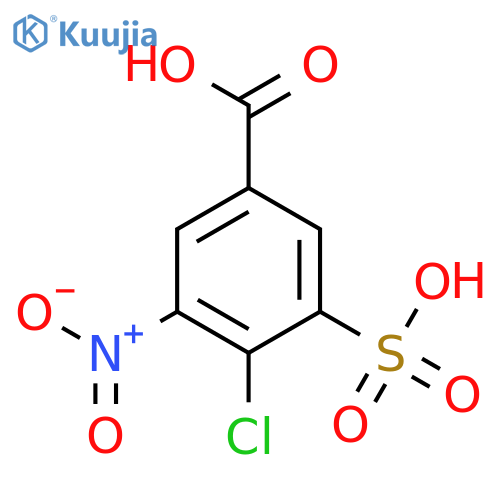 4-Chloro-3-nitro-5-sulfobenzoic acid structure