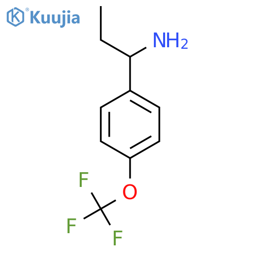 1-(4-(Trifluoromethoxy)phenyl)propan-1-amine structure