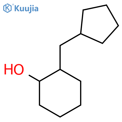 2-(Cyclopentylmethyl)cyclohexan-1-ol structure