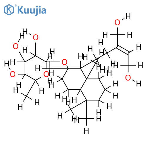 8alpha,15,16-trihydroxy-labd-13E-ene-8-O-fucopyranoside structure