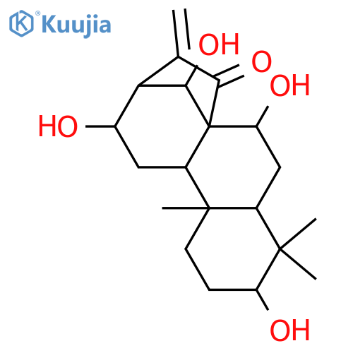 Kaur-16-en-15-one,3,7,12,14-tetrahydroxy-, (3a,7a,12a,14S)- structure