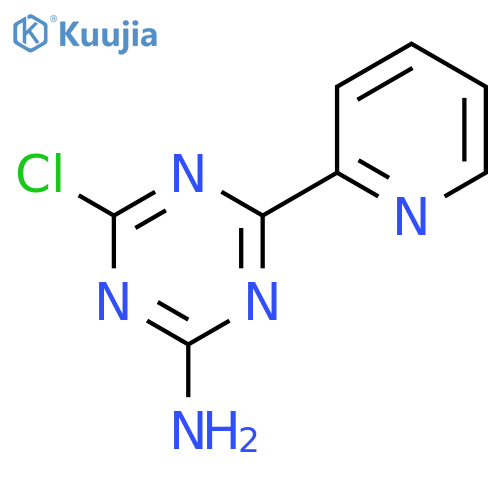 2-Chloro-4-(2-pyridyl)-6-amino-1,3,5-triazine structure