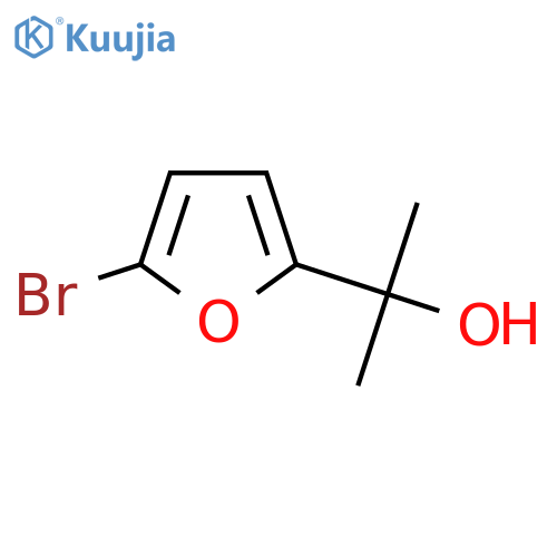 2-(5-bromofuran-2-yl)propan-2-ol structure