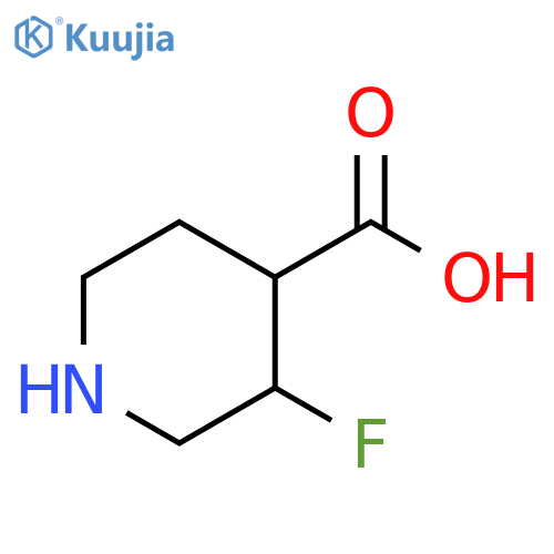 3-fluoropiperidine-4-carboxylic acid structure