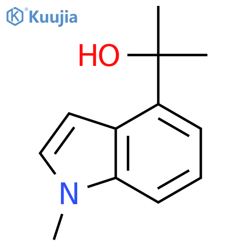 2-(1-methyl-1H-indol-4-yl)propan-2-ol structure