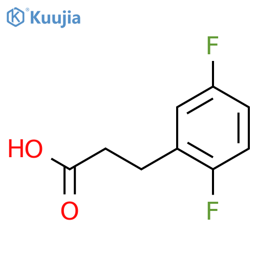 3-(2,5-Difluorophenyl)propanoic acid structure