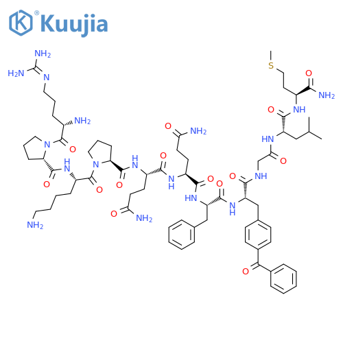 Substance P,8-(4-benzoyl-L-phenylalanine)- structure