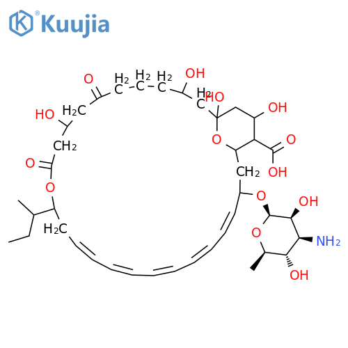 12,31-Dioxabicyclo[25.3.1]hentriaconta-15,17,19,21,23-pentaene-28-carboxylicacid, 25-[(3-amino-3,6-dideoxy-b-D-mannopyranosyl)oxy]-1,3,9,29-tetrahydroxy-13-(1-methylpropyl)-7,11-dioxo-(9CI) structure