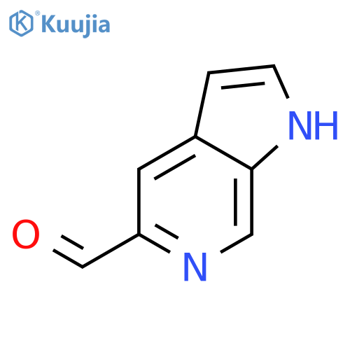 1H-pyrrolo[2,3-c]pyridine-5-carbaldehyde structure