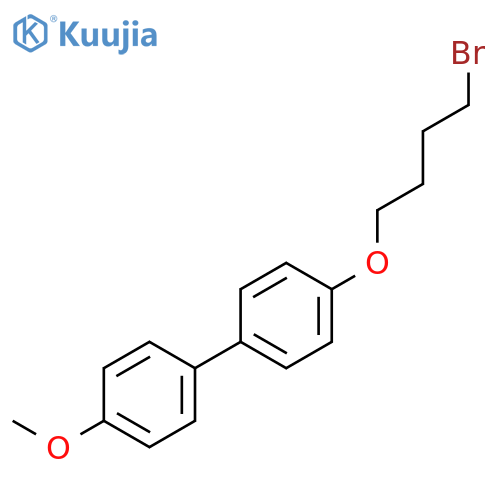 1,1'-Biphenyl, 4-(4-bromobutoxy)-4'-methoxy- structure