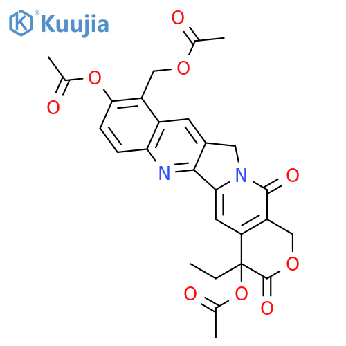 (4S)-4,9-Bis(acetyloxy)-10-(acetyloxy)methyl-4-ethyl-1H-pyrano3',4':6,7indolizino1,2-bquinoline-3,14(4H,12H)-dione structure