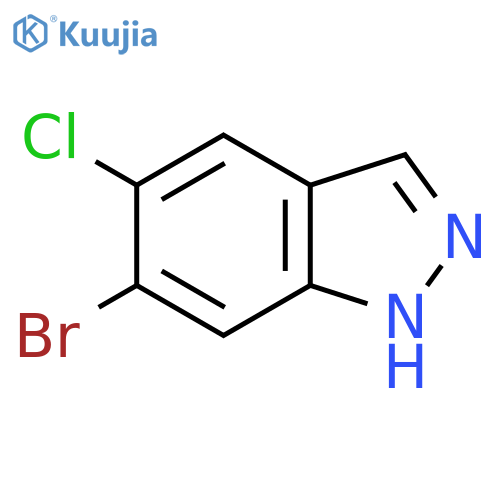 6-bromo-5-chloro-1H-indazole structure