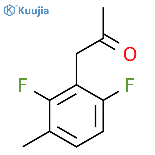 1-(2,6-Difluoro-3-methylphenyl)propan-2-one structure