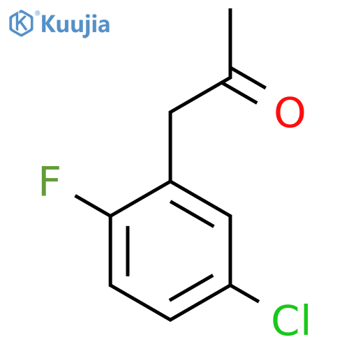 1-(5-chloro-2-fluorophenyl)propan-2-one structure