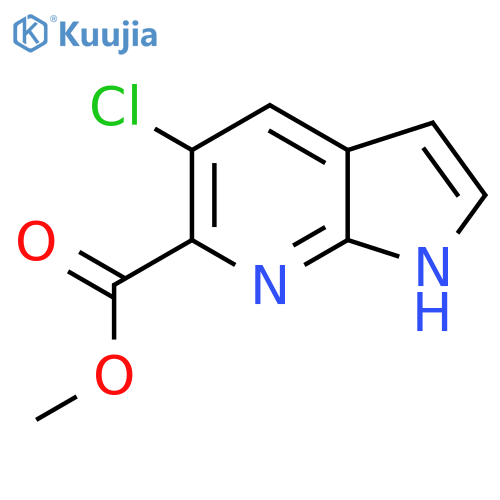 Methyl 5-Chloro-1H-pyrrolo2,3-Bpyridine-6-carboxylate structure