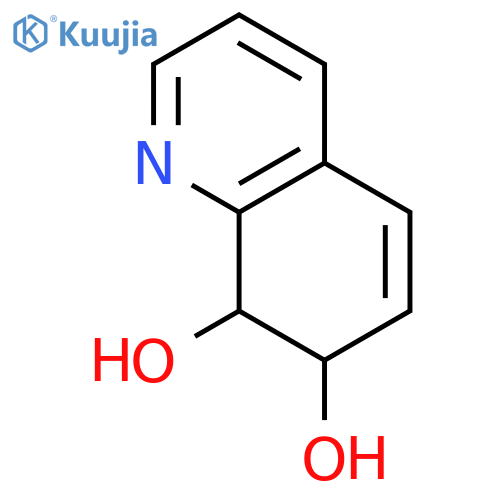 7,8-Quinolinediol,7,8-dihydro-, trans- (9CI) structure