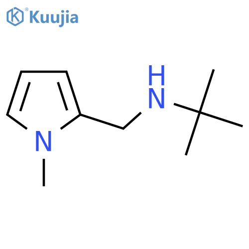 tert-butyl(1-methyl-1H-pyrrol-2-yl)methylamine structure