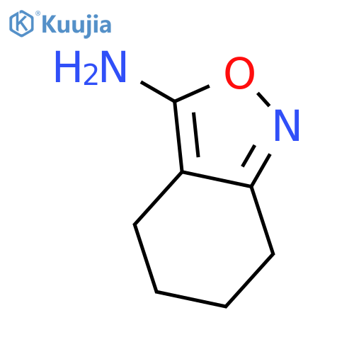 4,5,6,7-tetrahydro-2,1-benzoxazol-3-amine structure