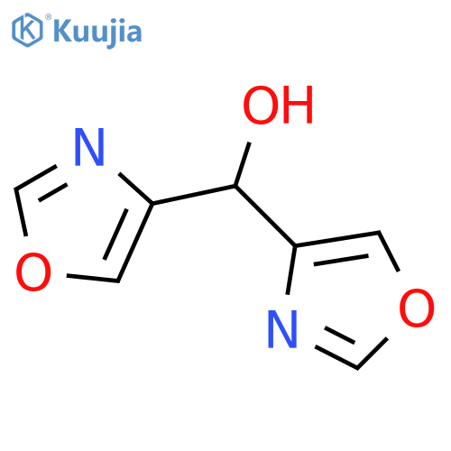 1,1-di(4-oxazolyl)methanol structure