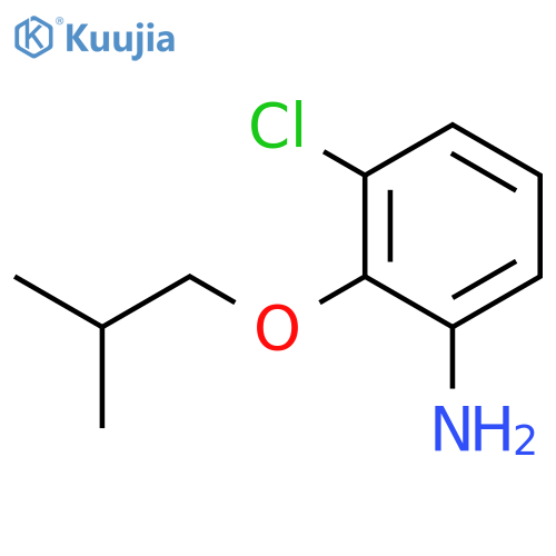 3-chloro-2-(2-methylpropoxy)aniline structure