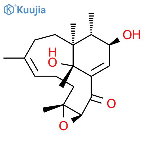 4-Oxatricyclo[10.3.1.03,5]hexadeca-8,15-dien-2-one, 14,16-dihydroxy-5,9,12,13,16-pentamethyl-, (3S,5R,8E,12S,13S,14S,16R)- structure
