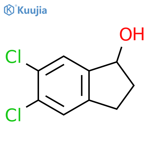 5,6-Dichloro-2,3-dihydro-1H-inden-1-ol structure