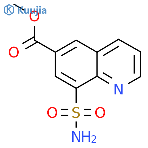 methyl 8-sulfamoylquinoline-6-carboxylate structure
