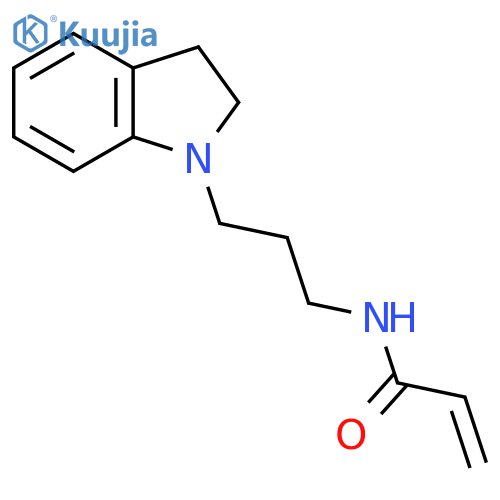 n-[3-(2,3-Dihydro-1h-indol-1-yl)propyl]prop-2-enamide structure