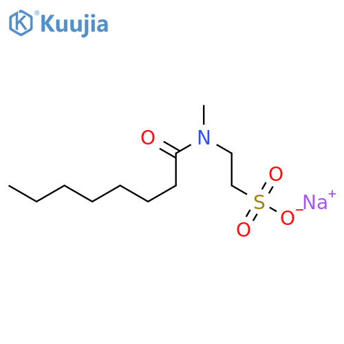 Sodium 2-(N-Methyloctanamido)ethanesulfonate structure