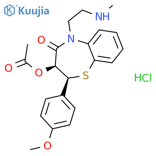 N-Desmethyl Diltiazem Hydrochloride structure